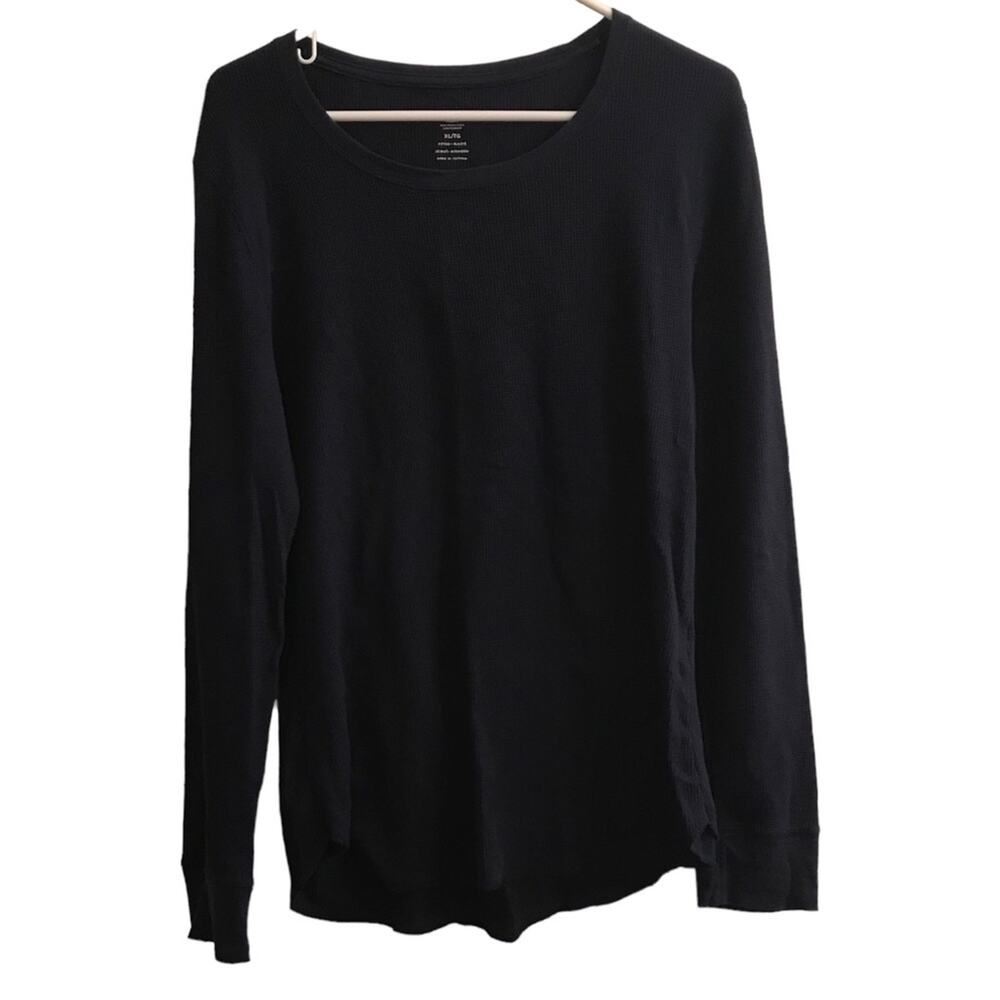 Old Navy Thermal waffle Knit Long Sleeve shirt Lost at Sea Navy Blue Size XL